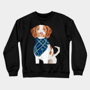 Brittany Spaniel Dog Crewneck Sweatshirt